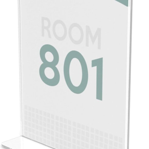 Sign Holders (2PK) 8.5 x 11      NEW - Picture 5 of 6